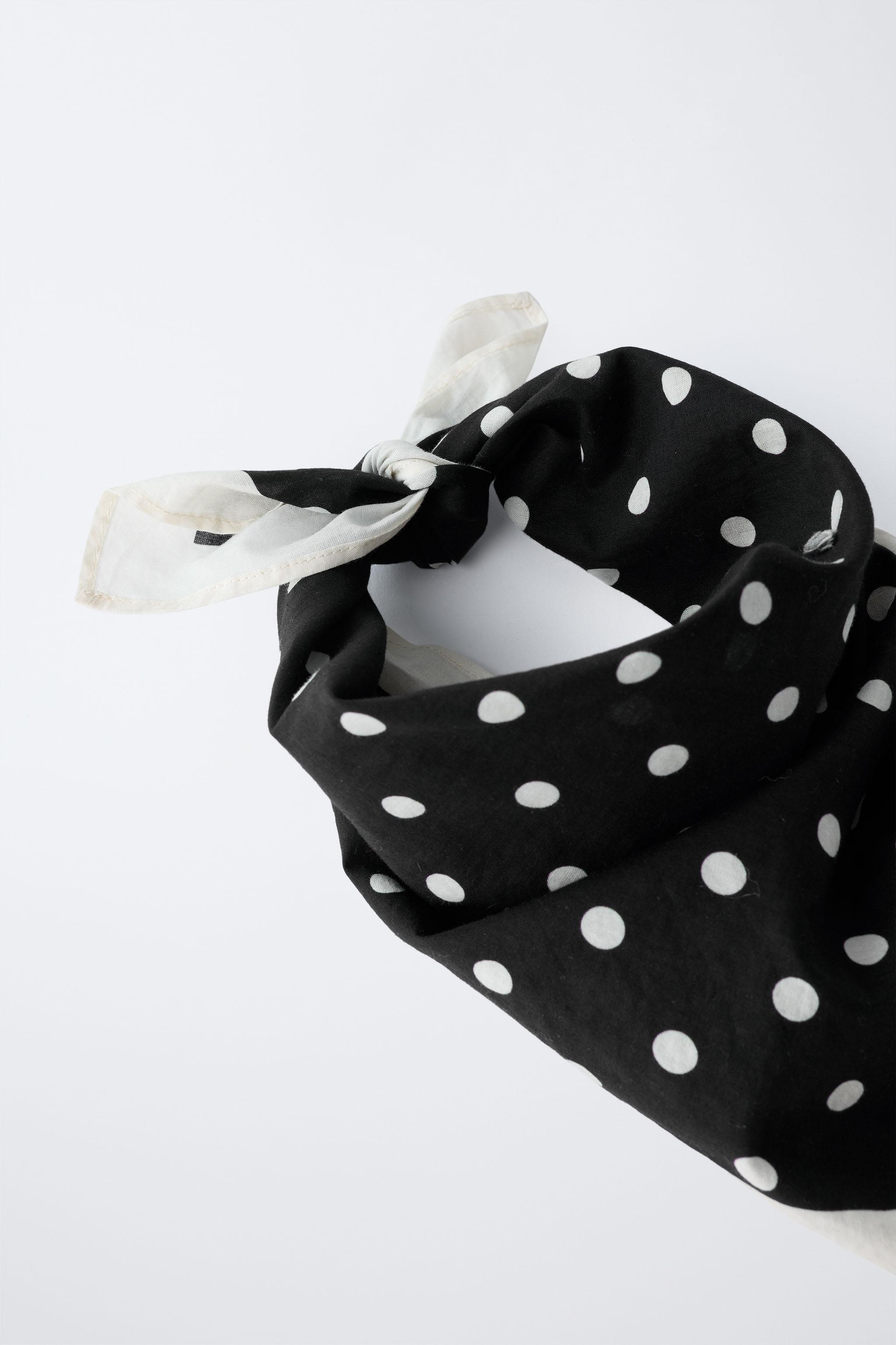 SQUARE POLKA DOT BANDANA